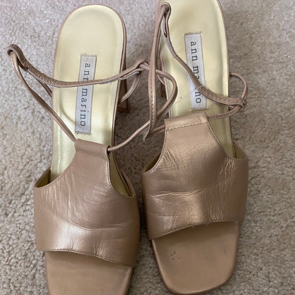 Ann Marino Open Toe Heels